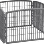 IRIS USA 24_ Exercise 4-Panel Pet Playpen without Door